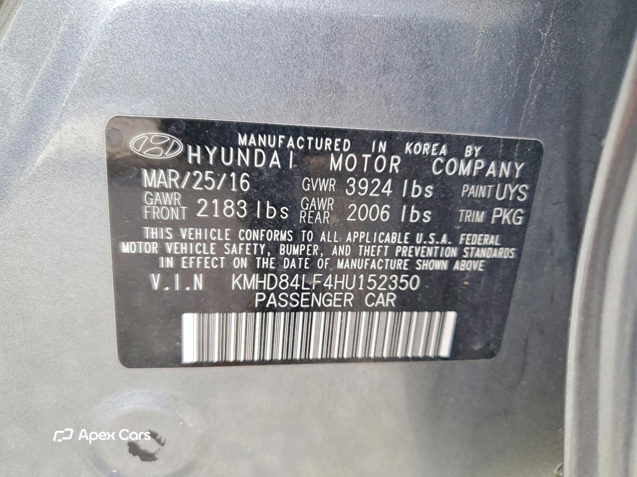 Hyundai Elantra 2017