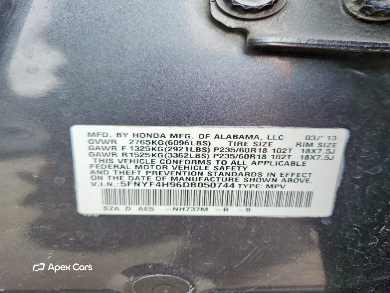 Honda Pilot 2013