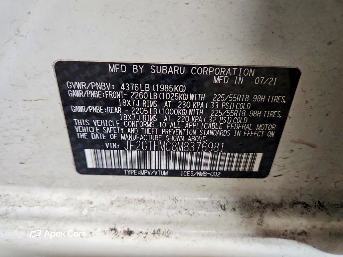 Subaru XV 2021