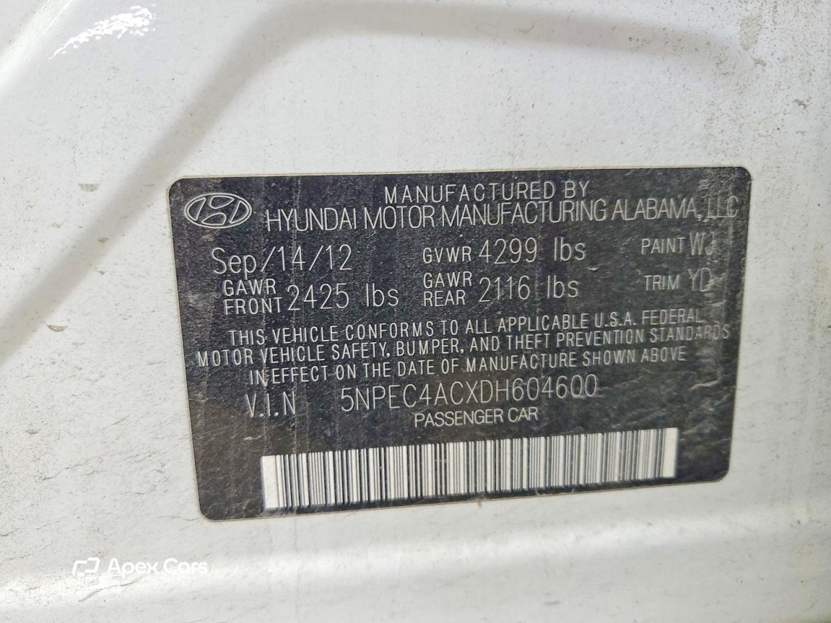Hyundai Sonata 2013
