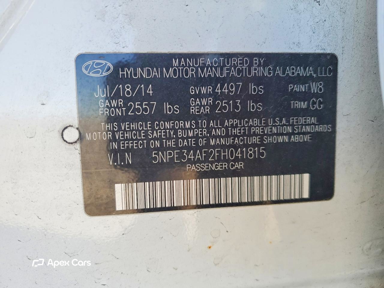 Hyundai Sonata 2015