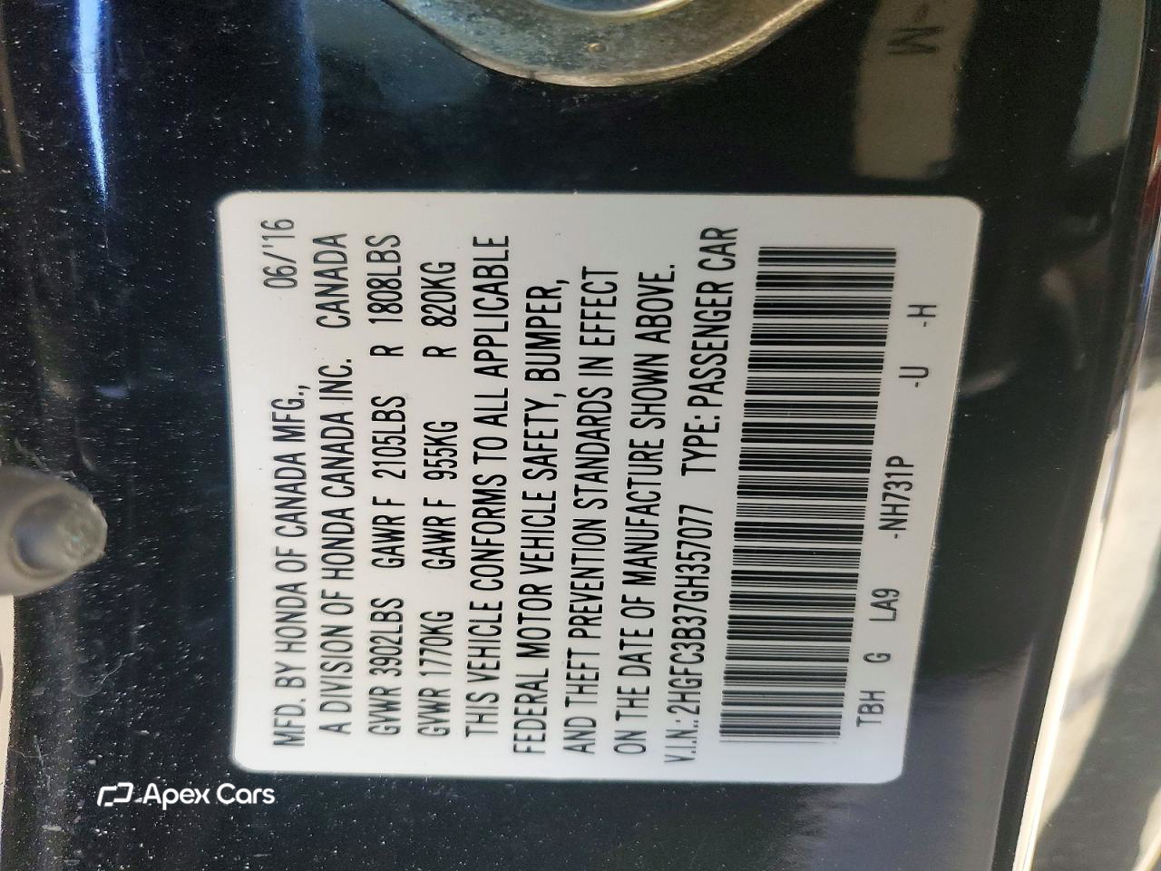 Honda Civic 2016