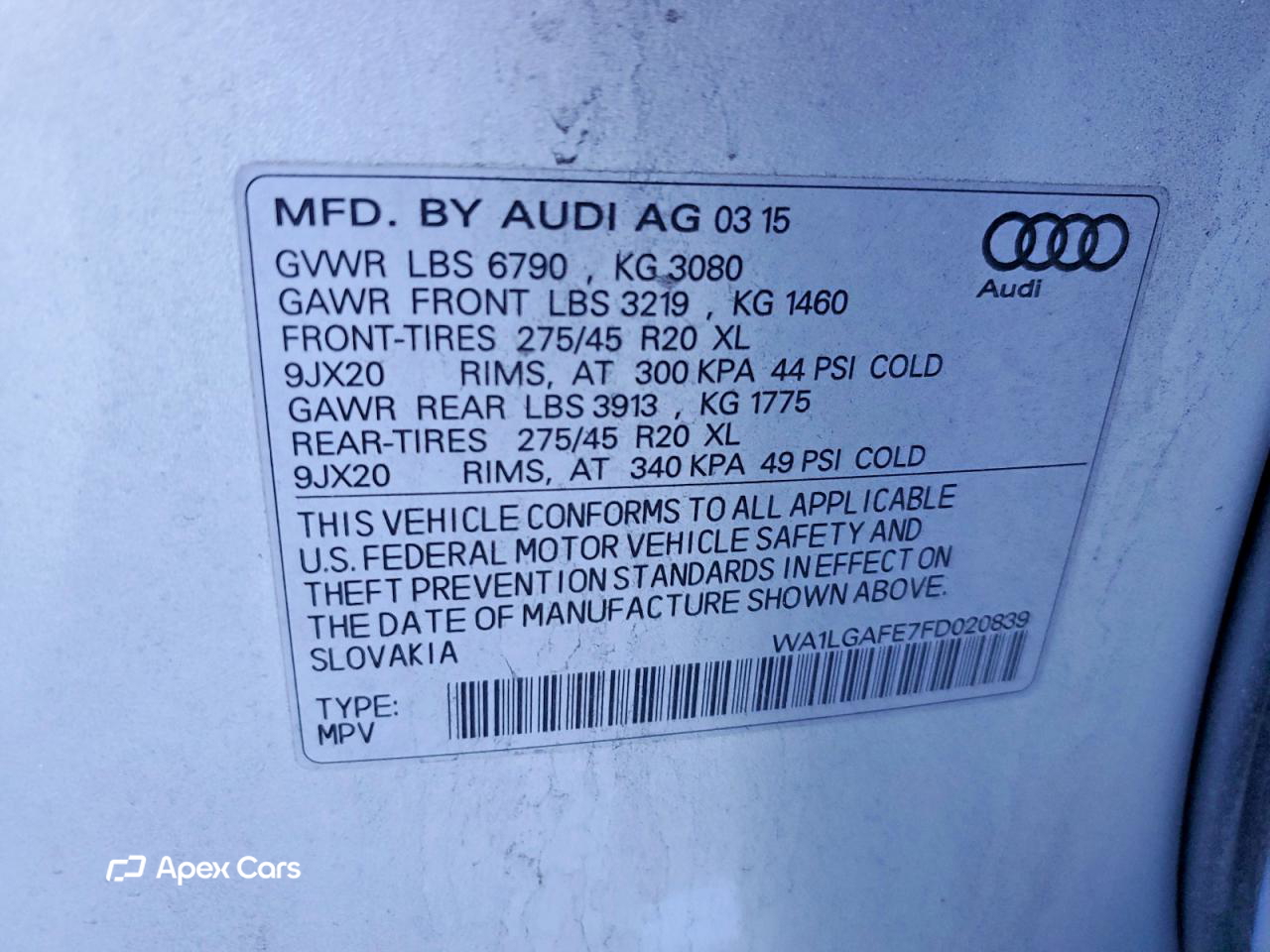 Audi Q7 2015