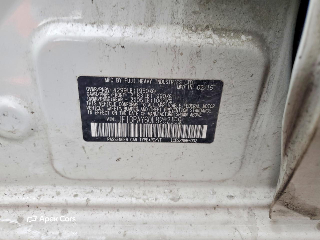 Subaru Impreza 2015