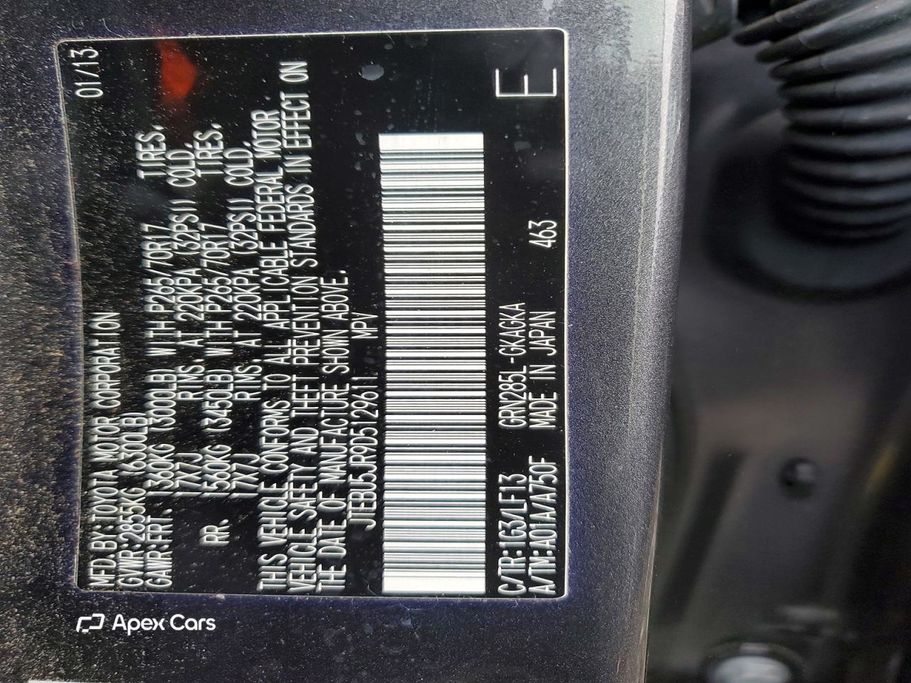 Toyota 4Runner 2013