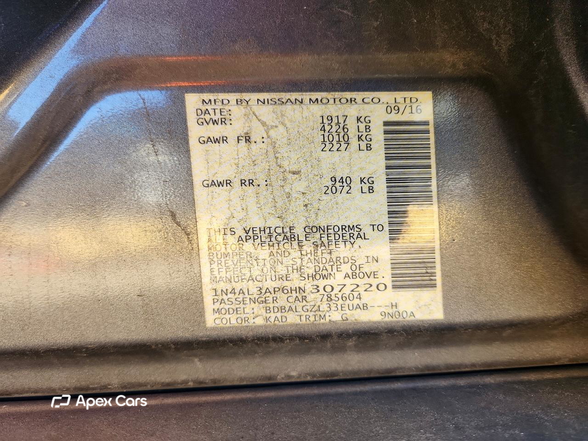 Nissan Altima 2017