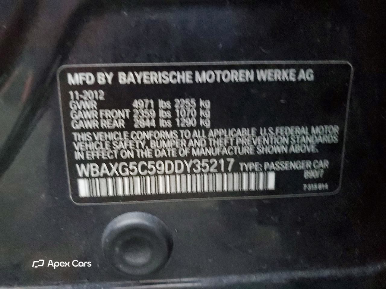 BMW Series 5 2013