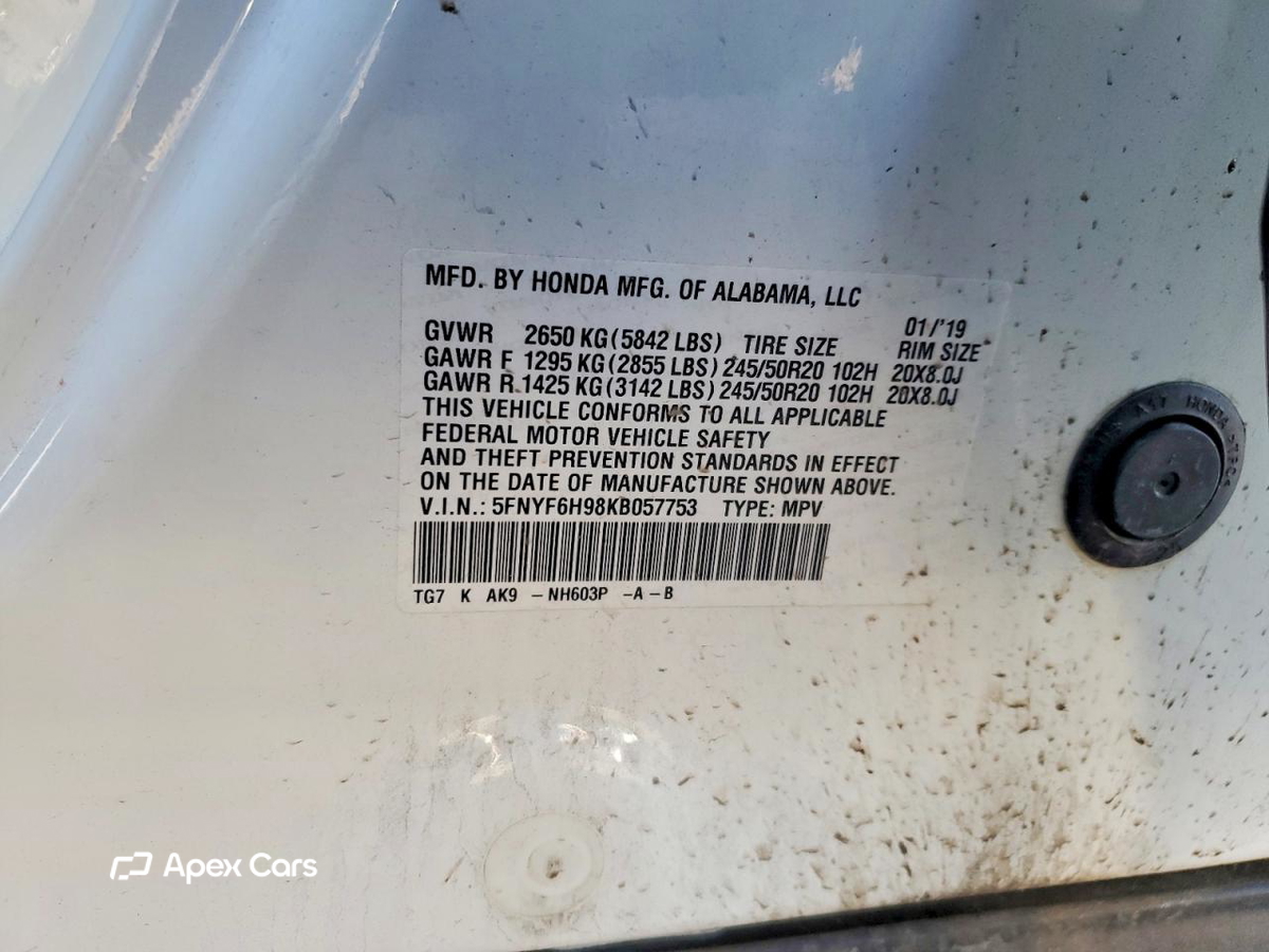 Honda Pilot 2019