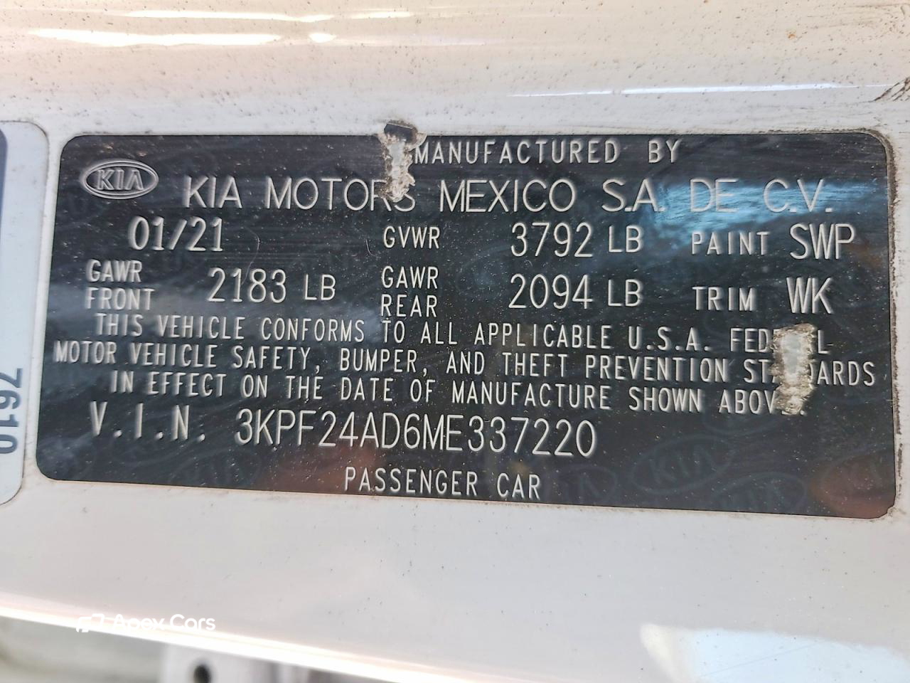 Kia Forte 2021