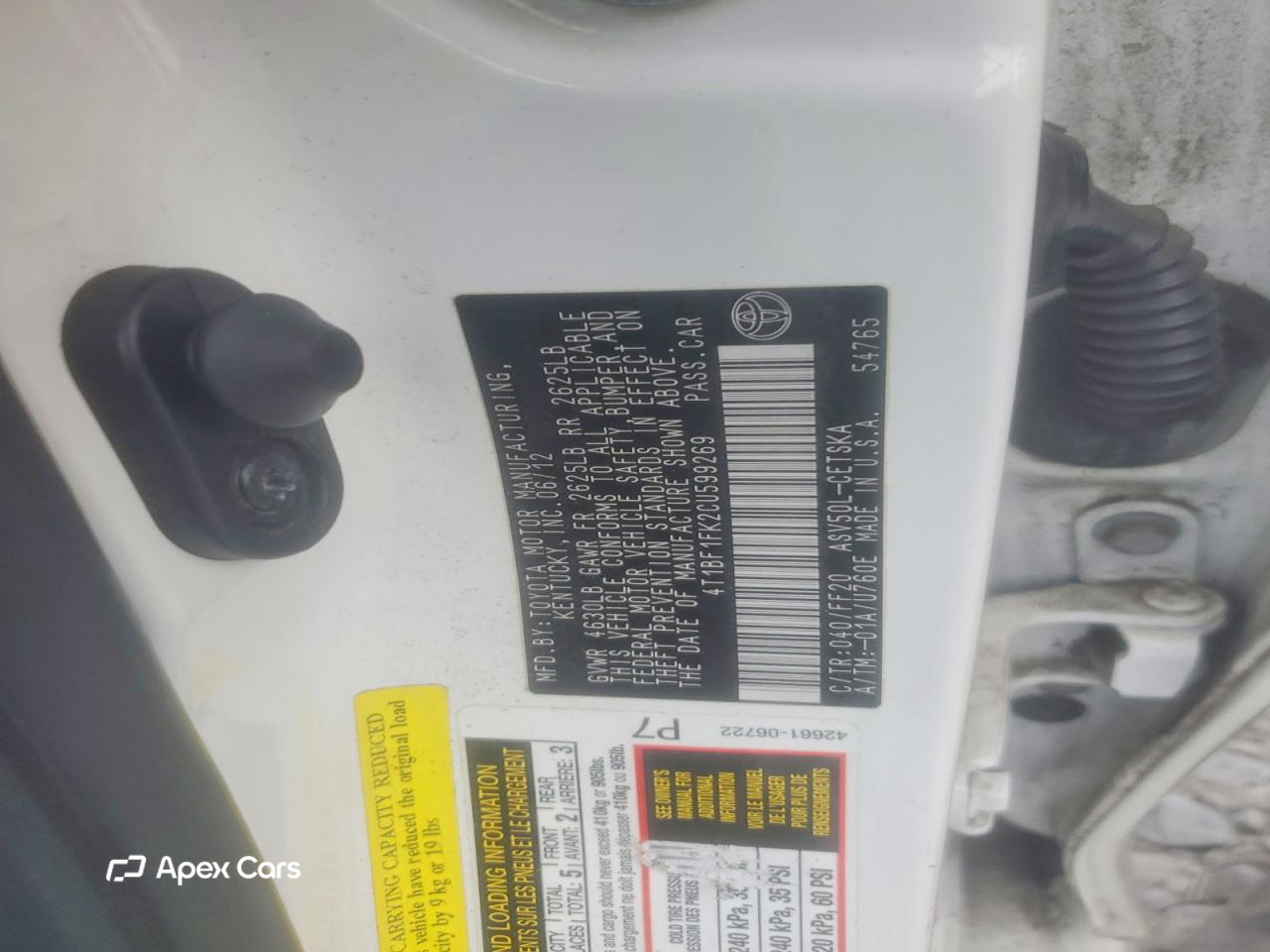 Toyota Camry 2012