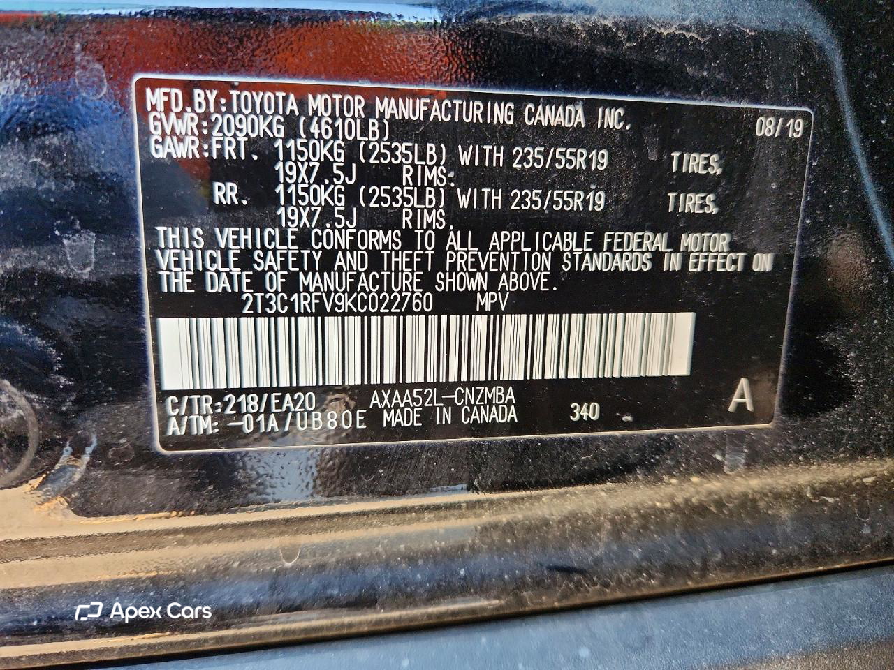 Toyota RAV 4 2019