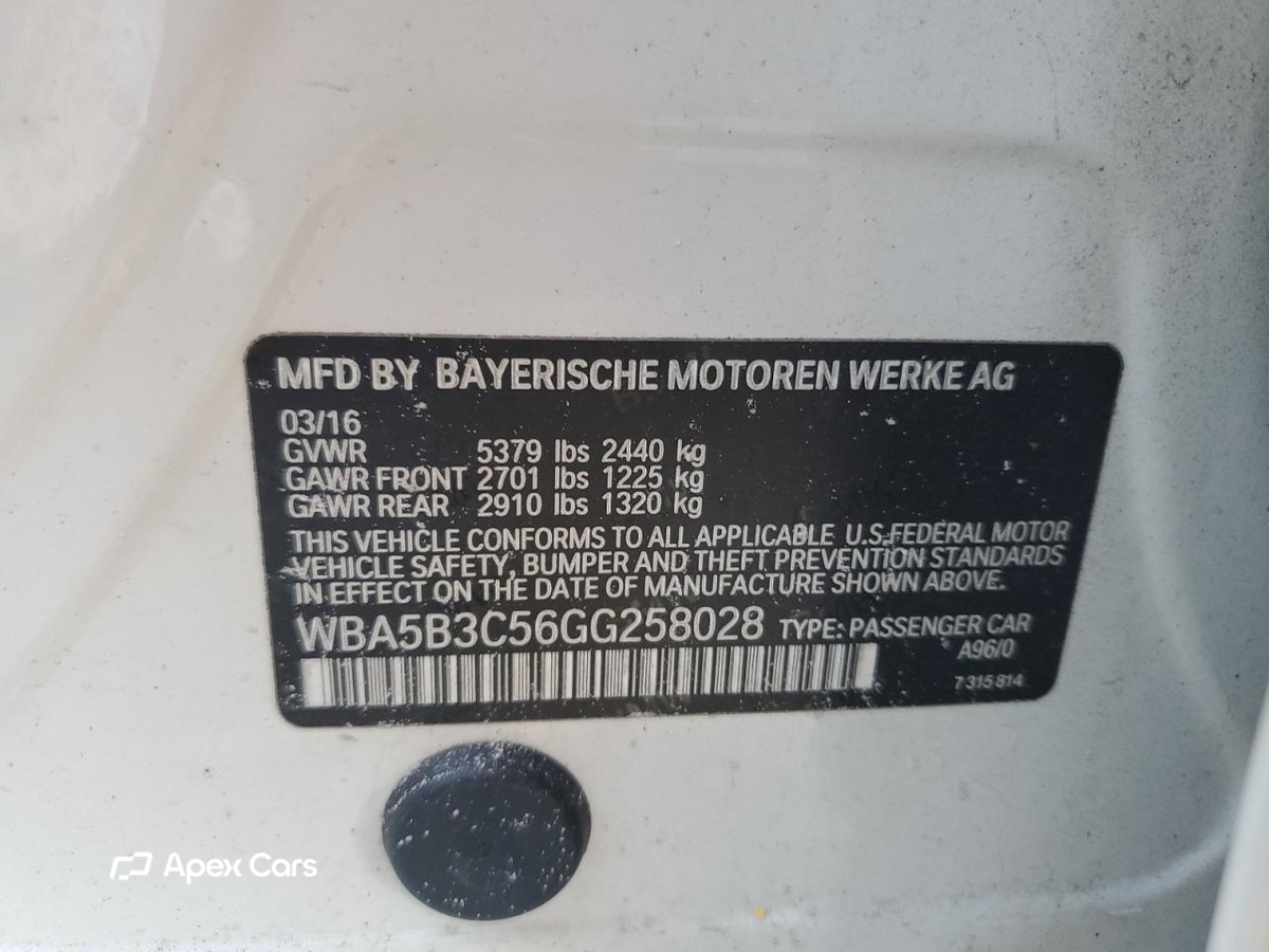 BMW Series 5 2016