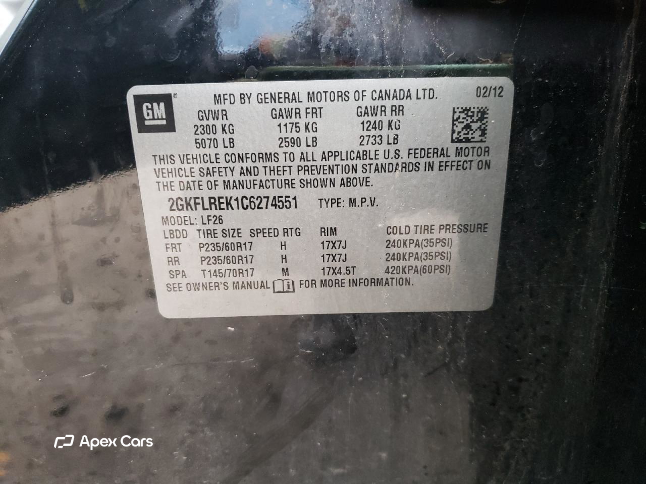 GMC Terrain 2012