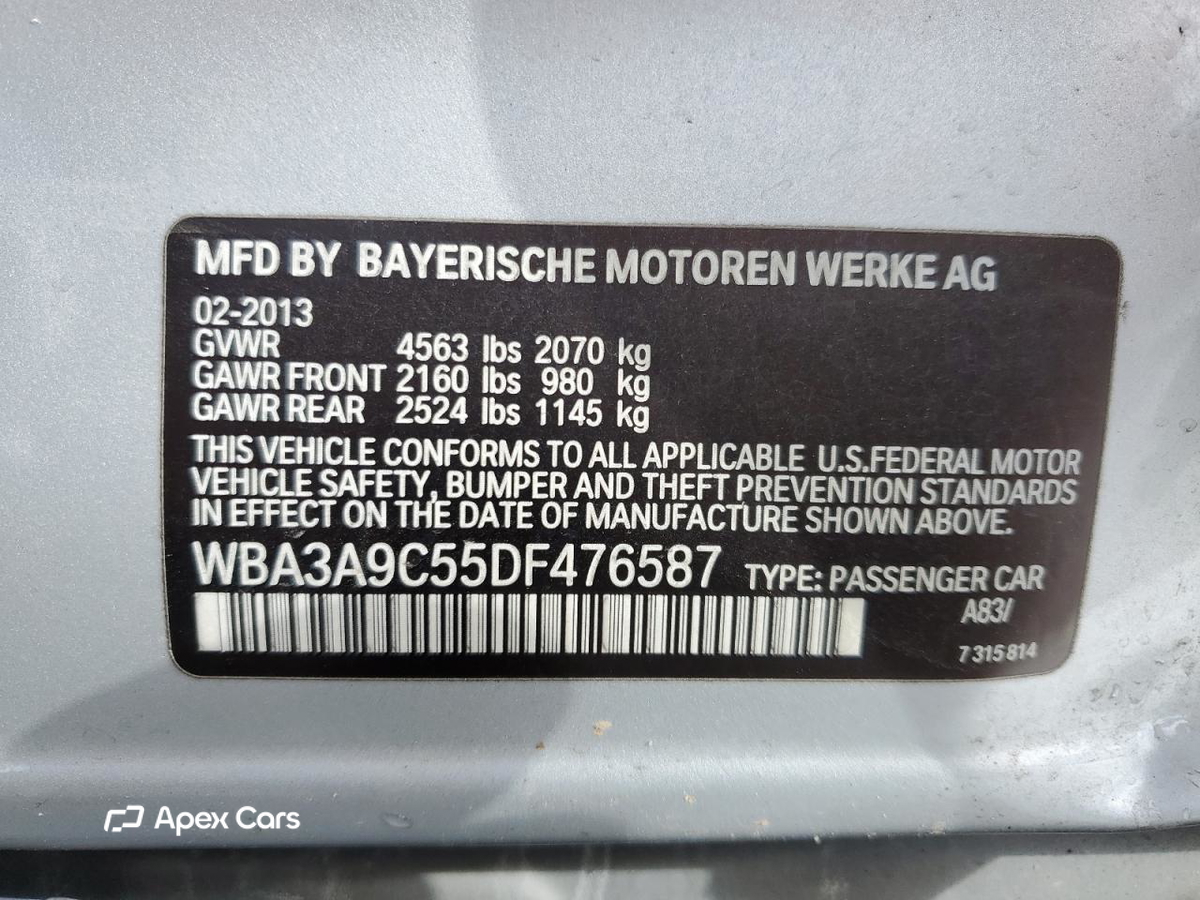 BMW Series 3 2013