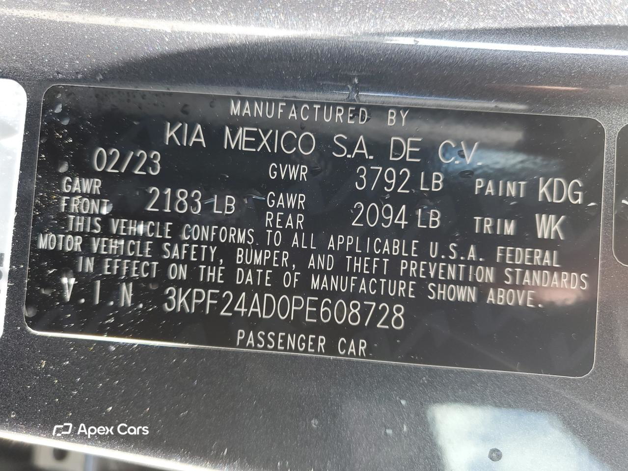 Kia Forte 2023