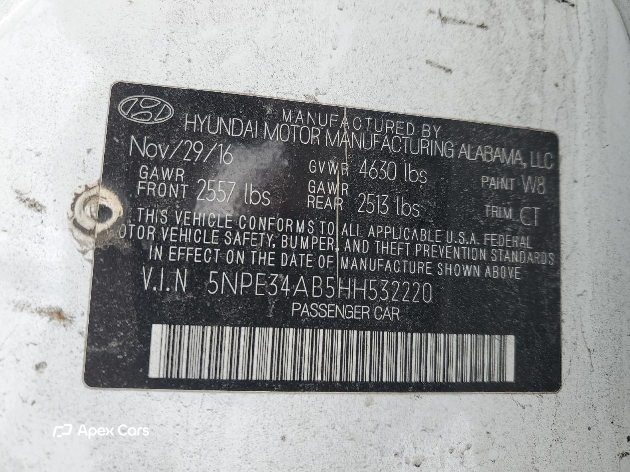 Hyundai Sonata 2017