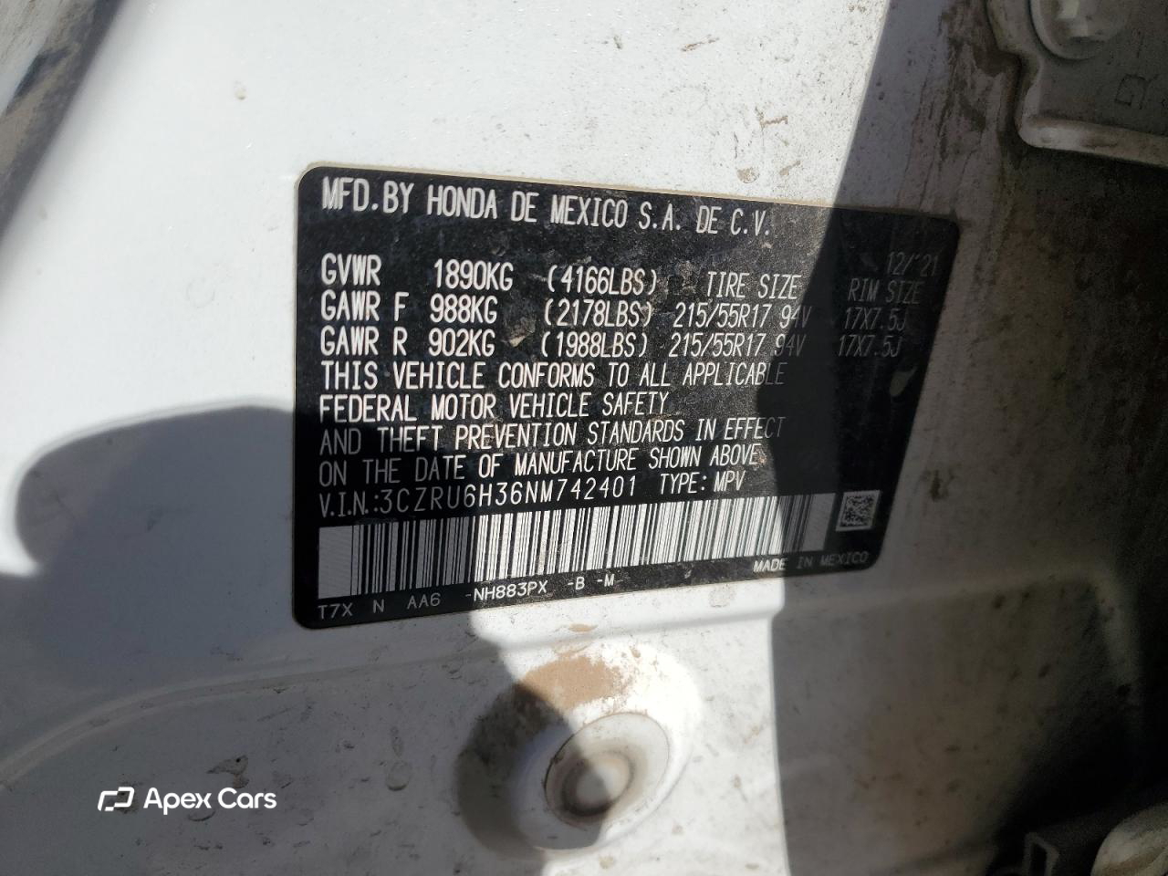Honda HR-V 2022