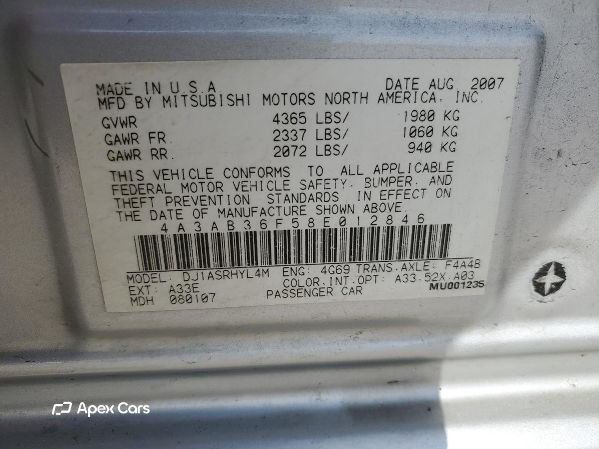Mitsubishi Galant 2008