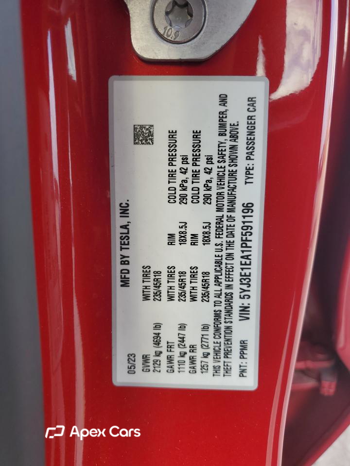 Tesla Model 3 2023