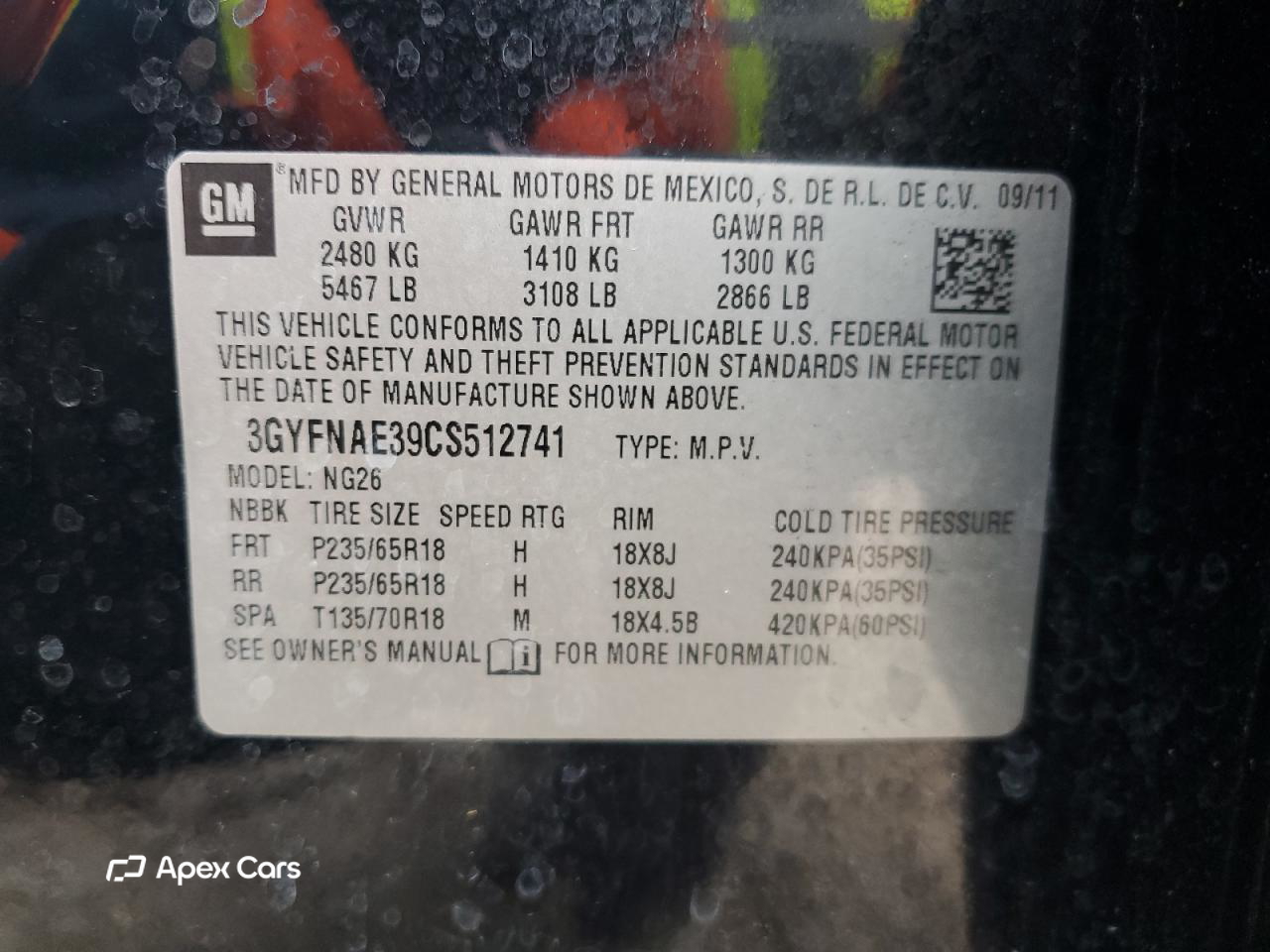 Cadillac SRX 2012