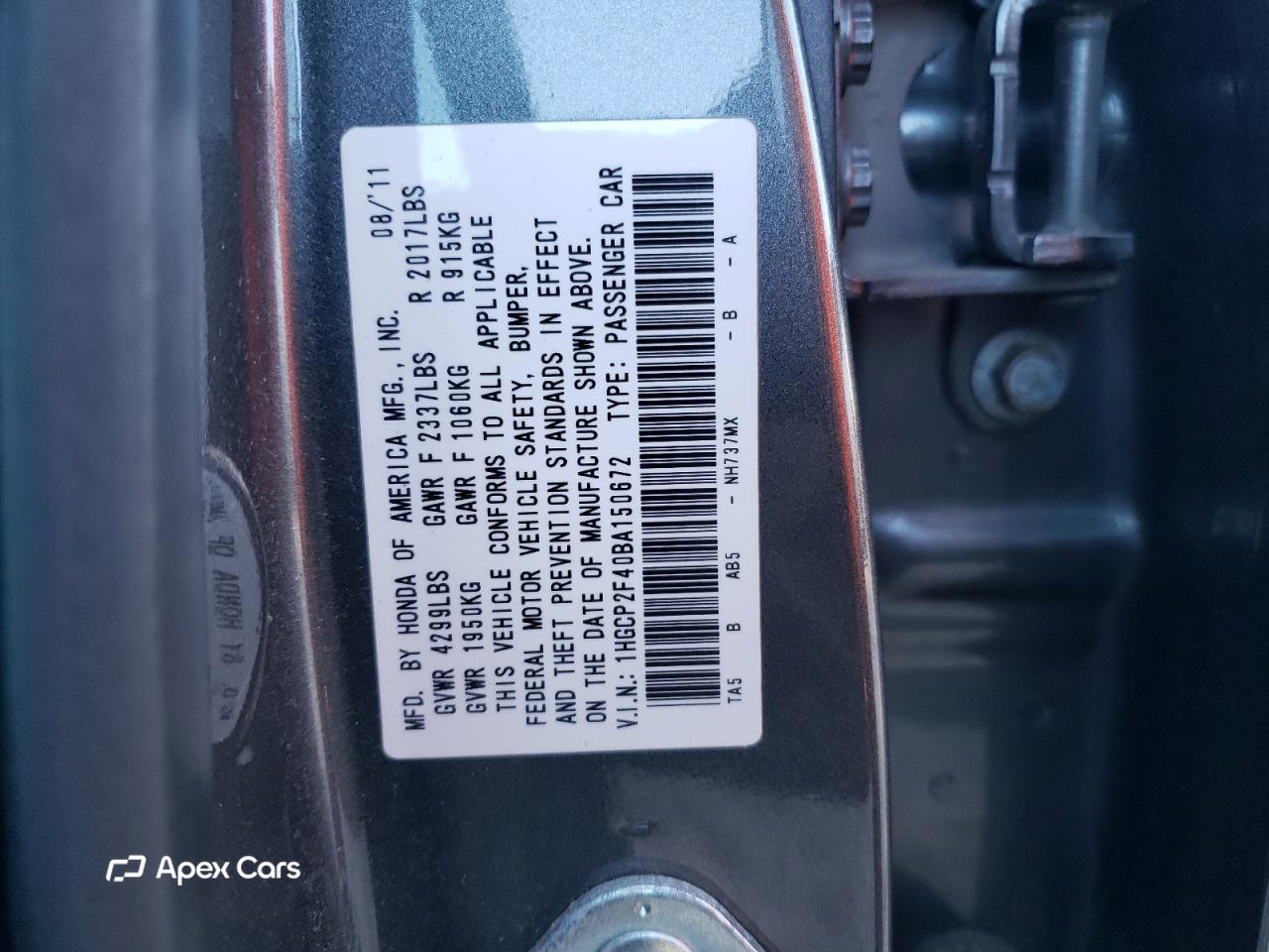 Honda Accord 2011