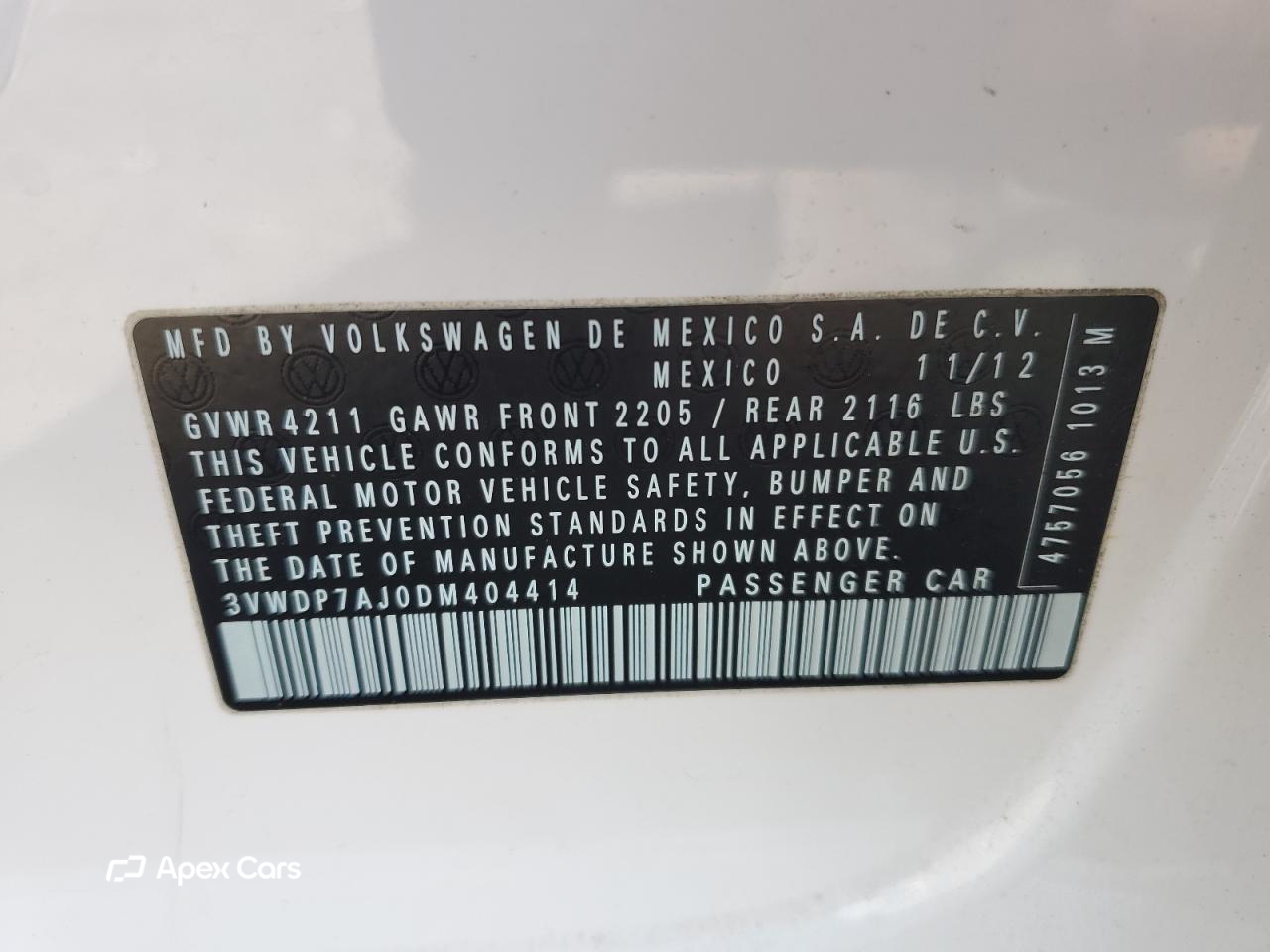 Volkswagen Jetta 2013