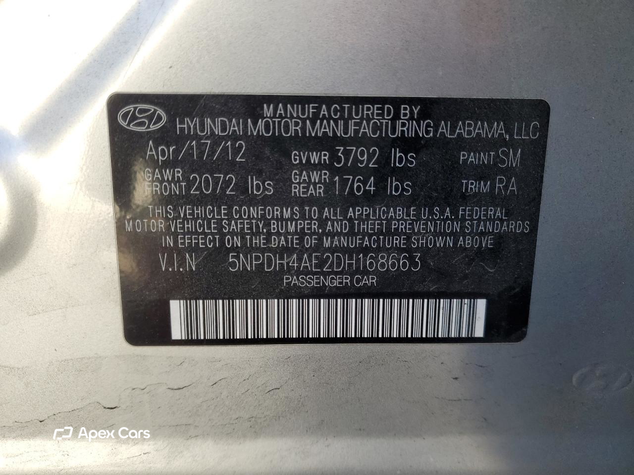 Hyundai Elantra 2013