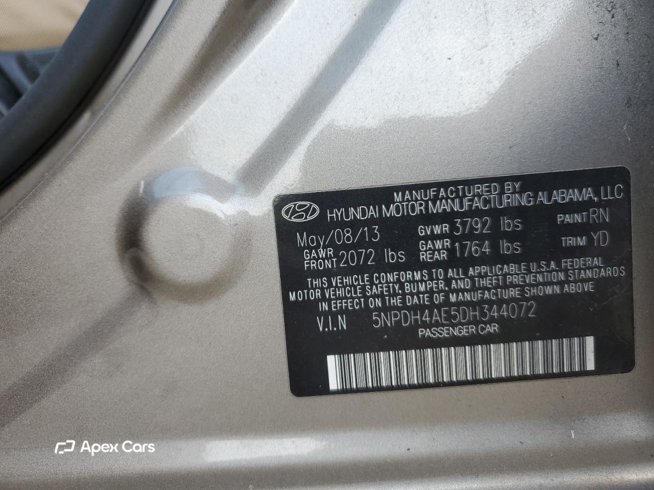 Hyundai Elantra 2013