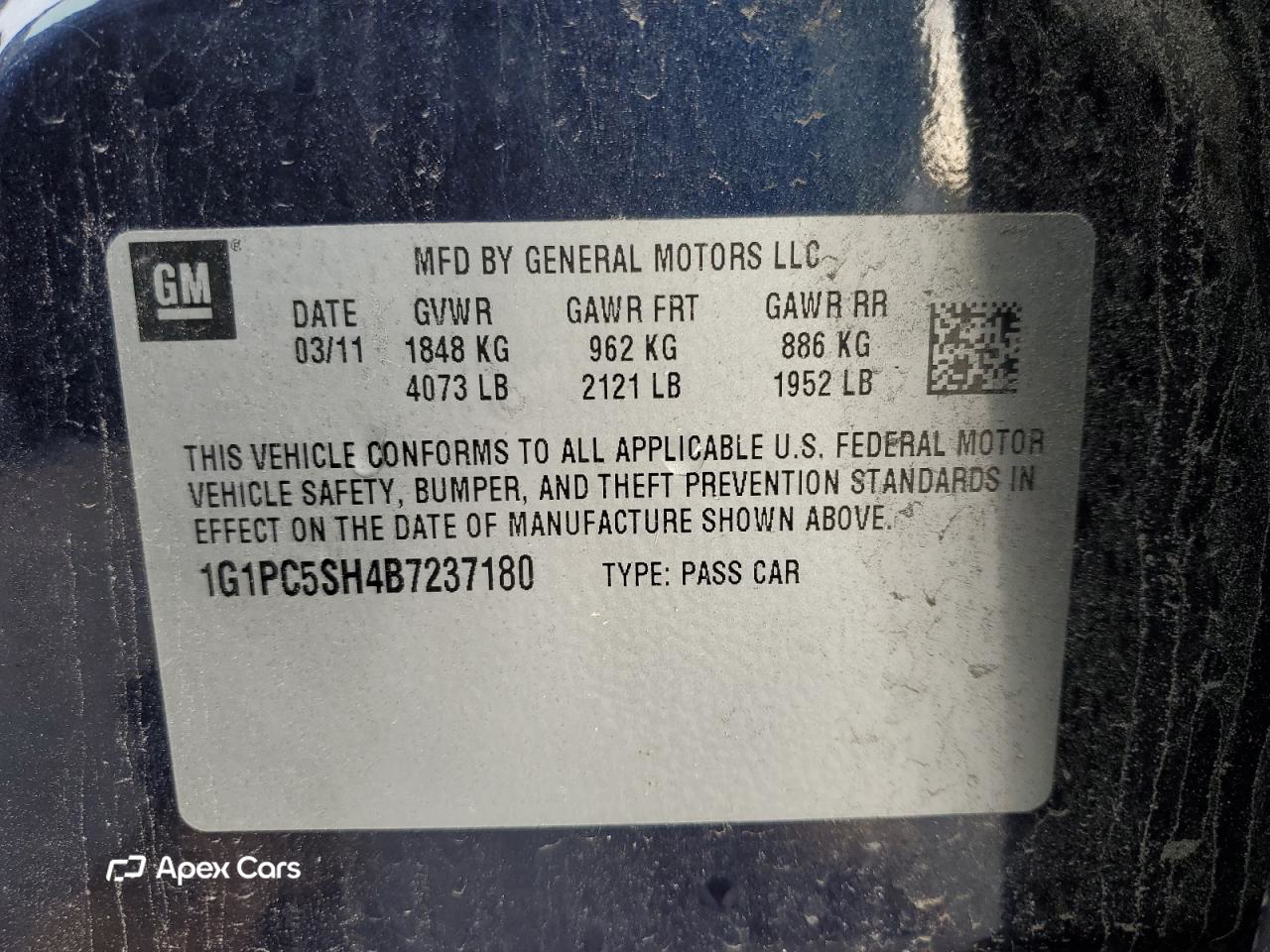 Chevrolet Cruze 2011