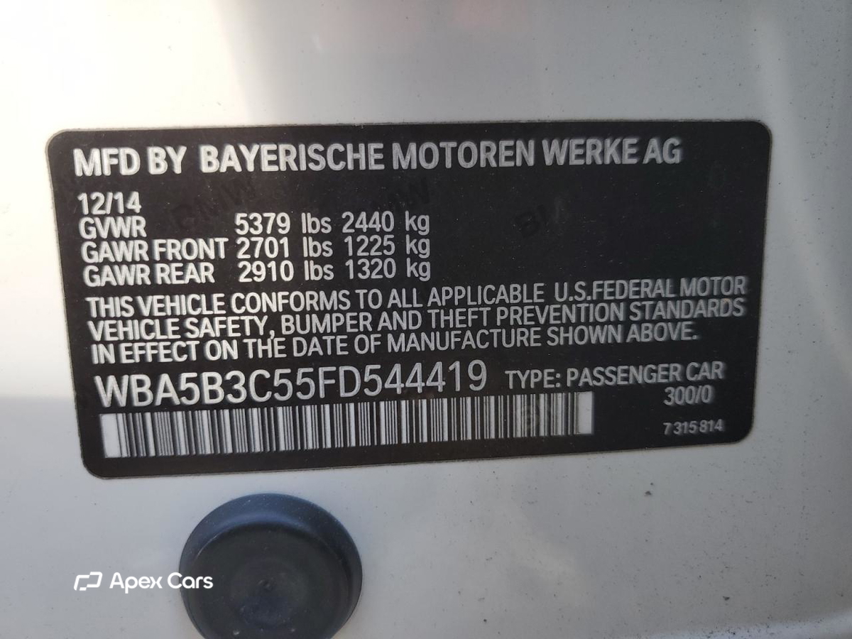 BMW Series 5 2015