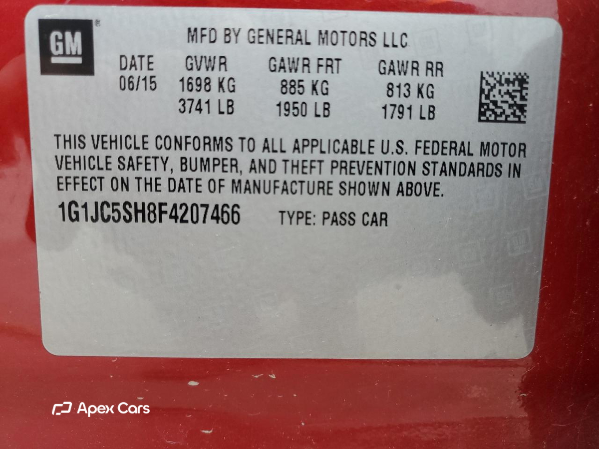 Chevrolet Sonic 2015