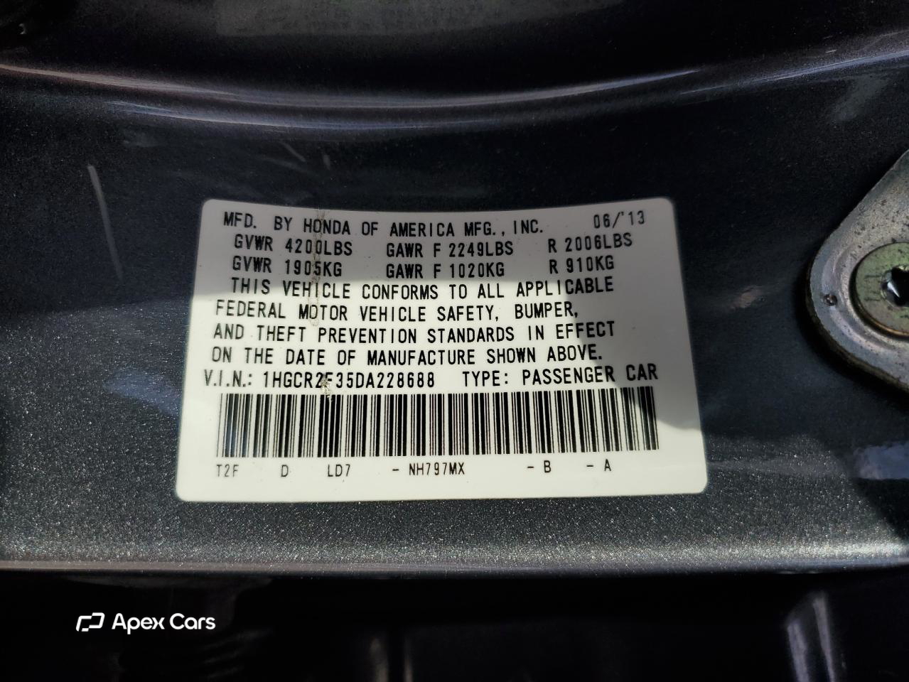 Honda Accord 2013