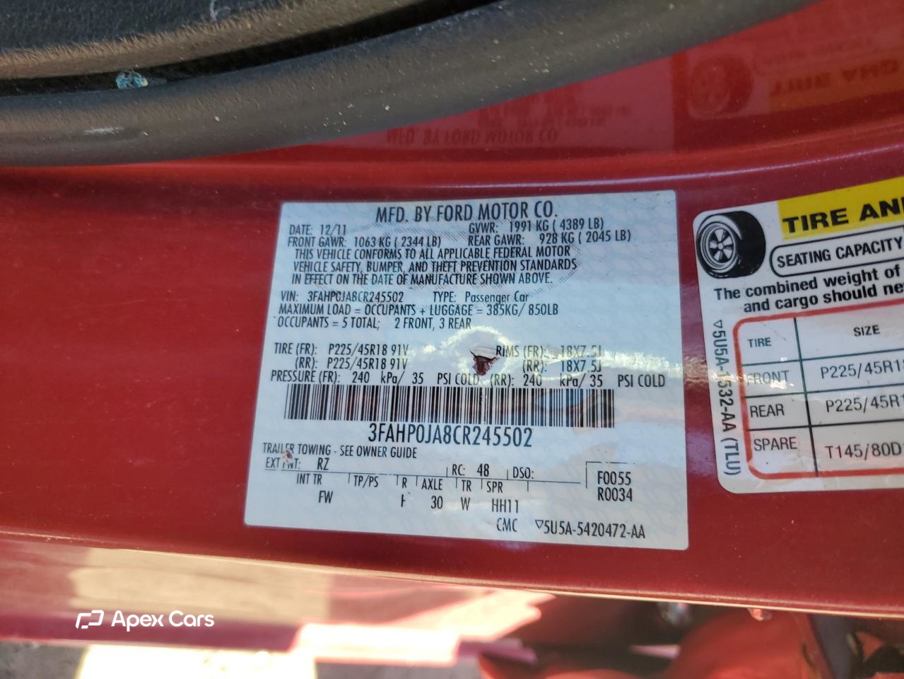 Ford Fusion 2012
