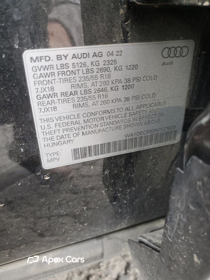 Audi Q3 2022