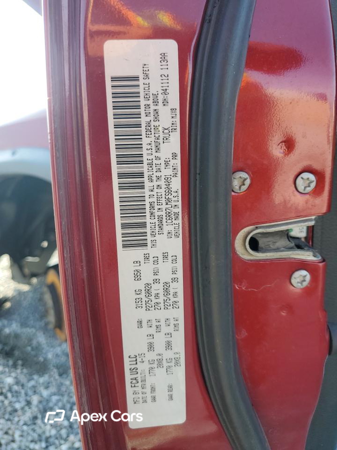 RAM 1500 2015