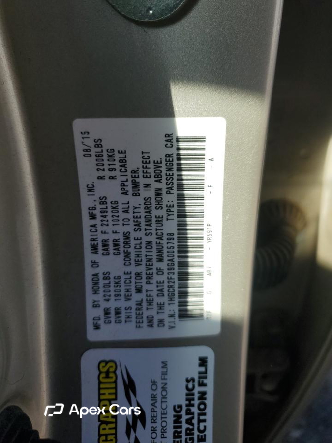 Honda Accord 2016