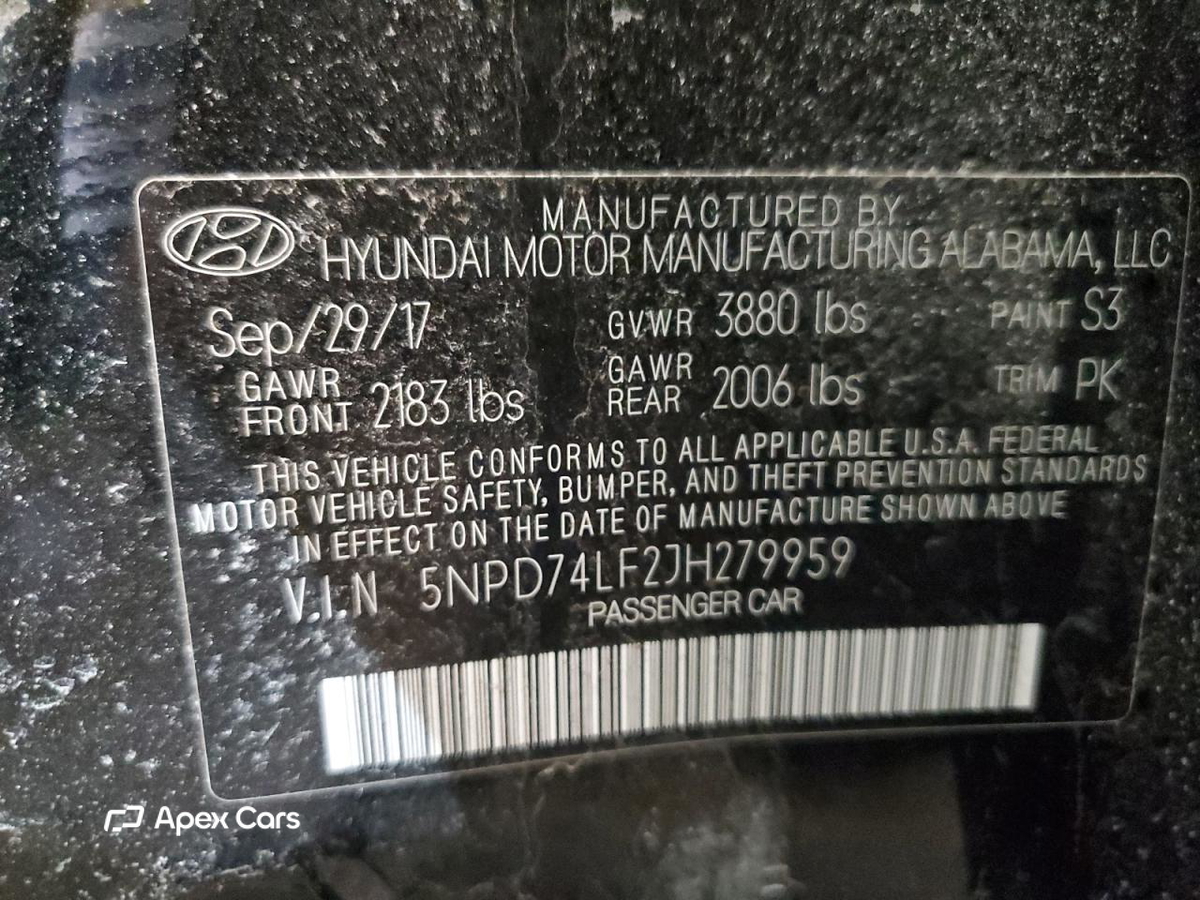 Hyundai Elantra 2018