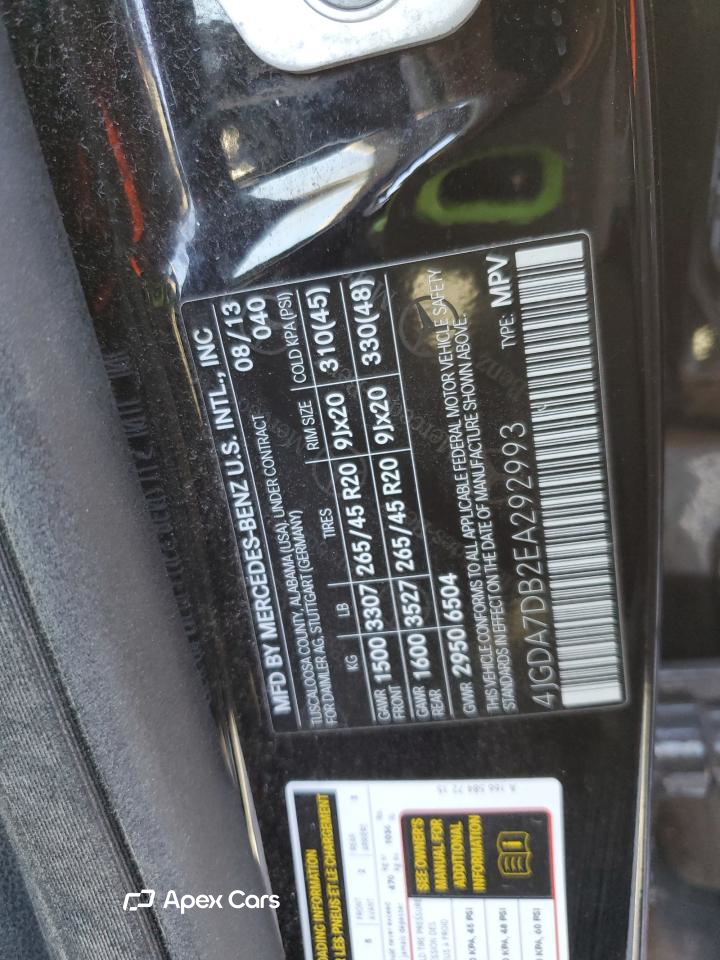 Mercedes-Benz M-klasse 2014