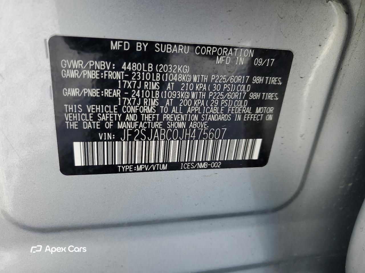 Subaru Forester 2018