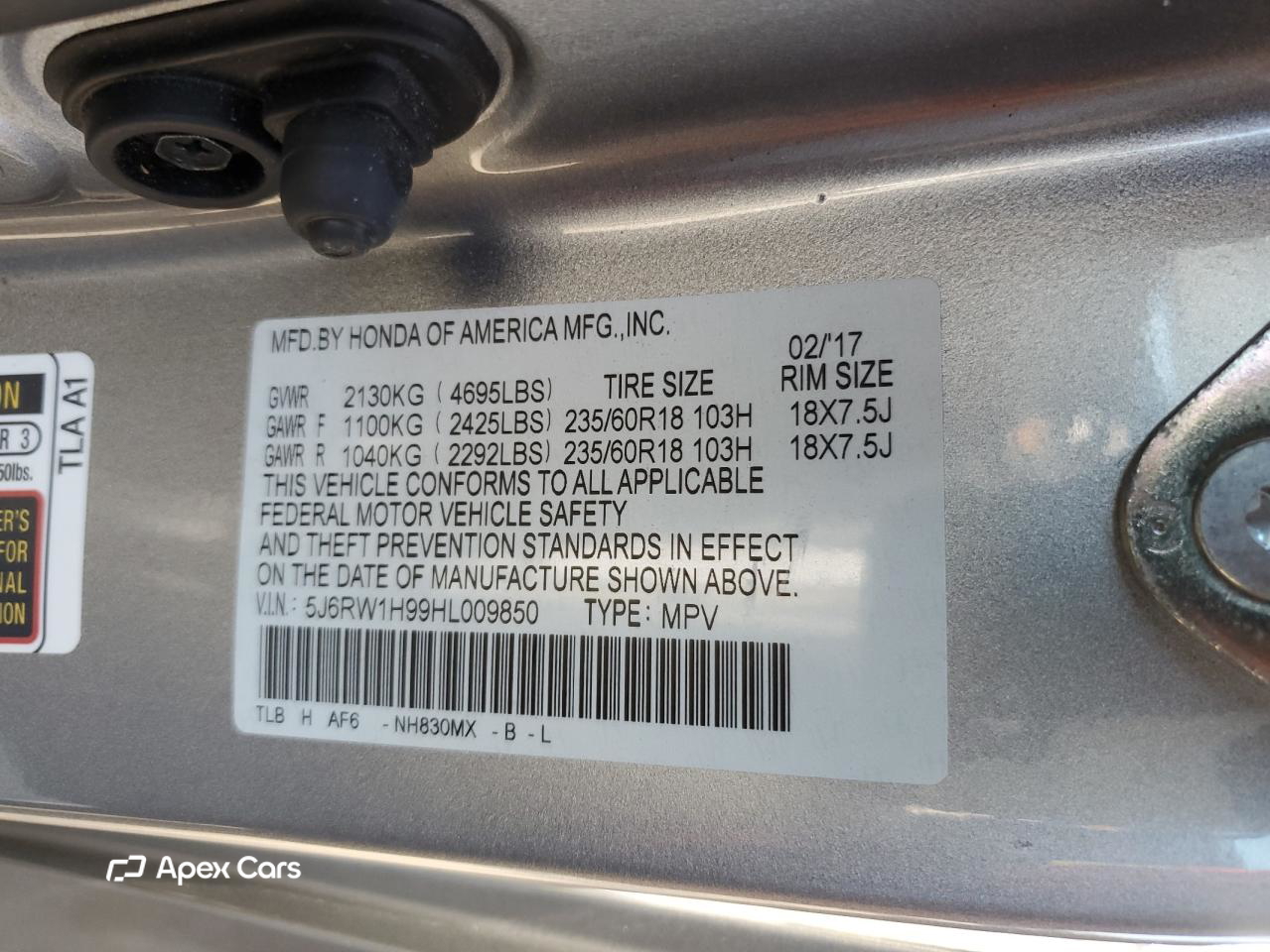 Honda CR-V 2017