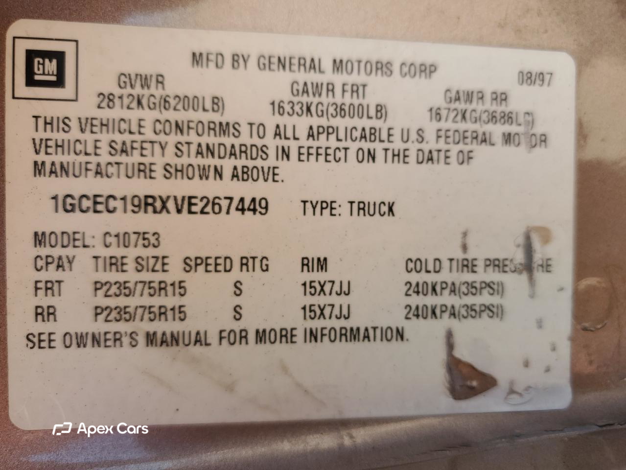 Chevrolet GMT-400 1997