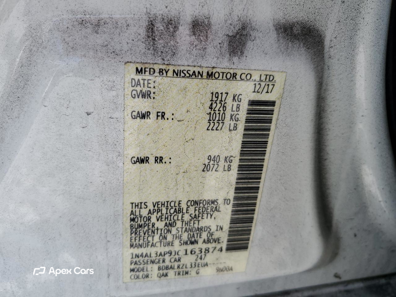 Nissan Altima 2018