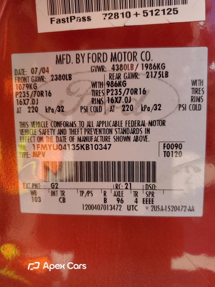 Ford Escape 2005