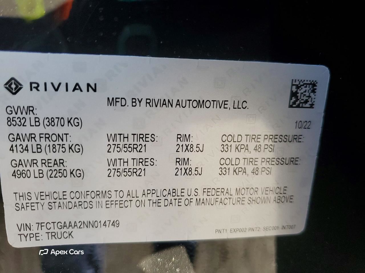 Rivian R1T 2022