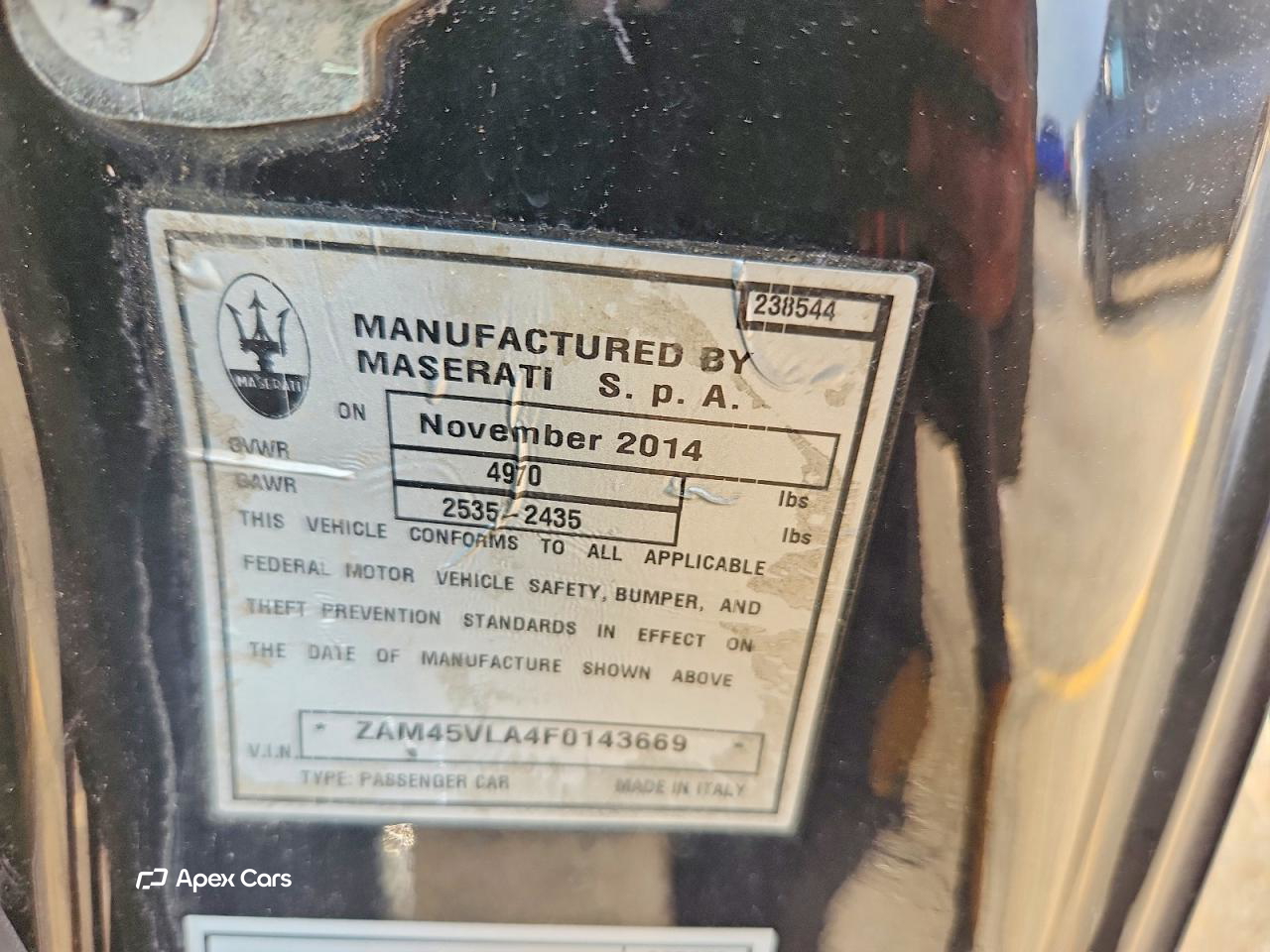 Maserati GranTurismo 2015