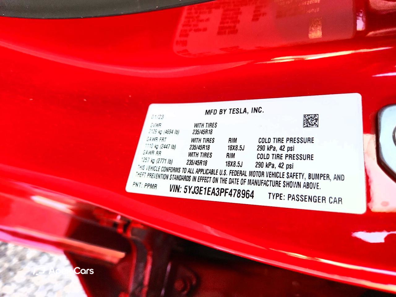 Tesla Model 3 2023
