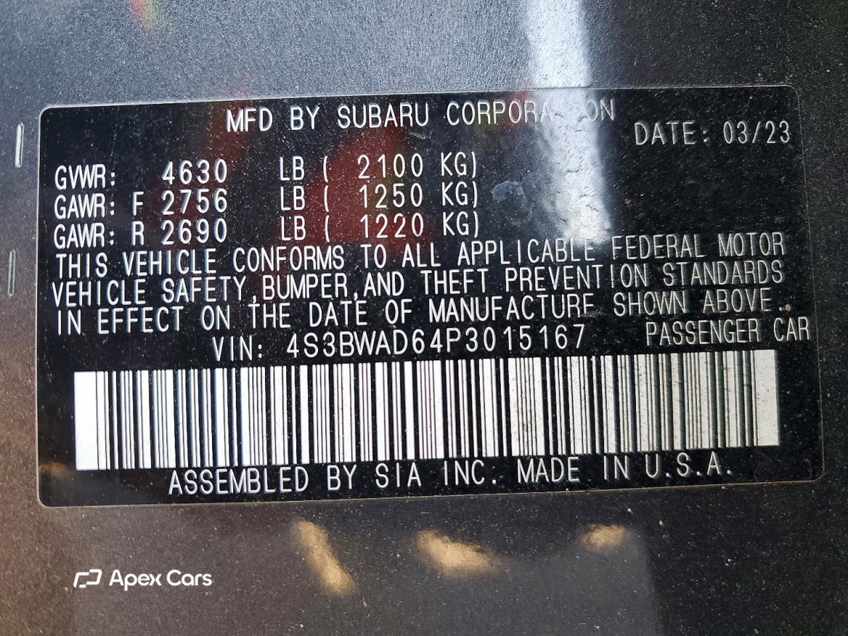 Subaru Legacy 2023
