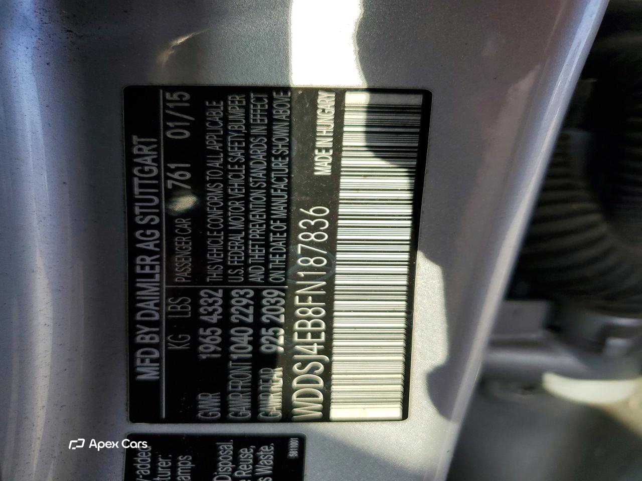 Mercedes-Benz CLA-klasse 2015