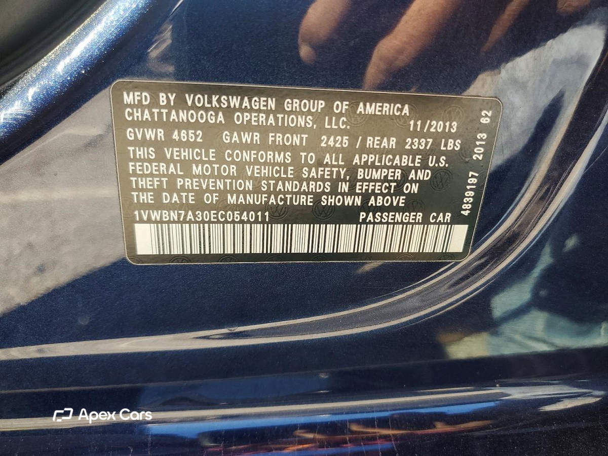 Volkswagen Passat 2014