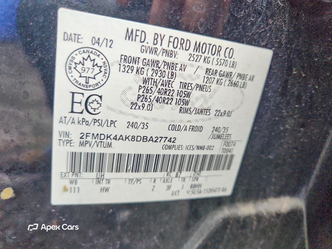 Ford Edge 2013